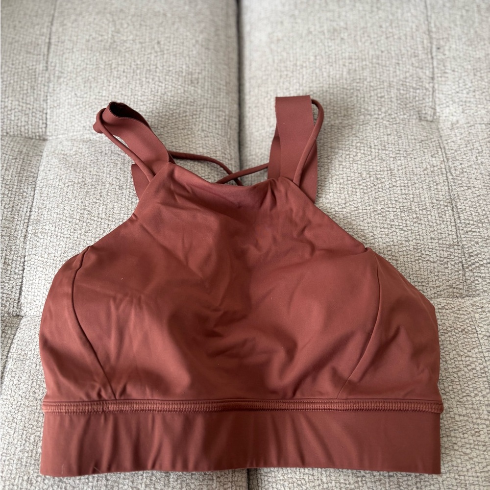 Lululemon Bra - great condition. Redish/Maroon